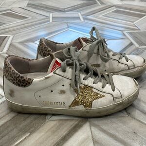 Golden Goose Suoerstar glitter star